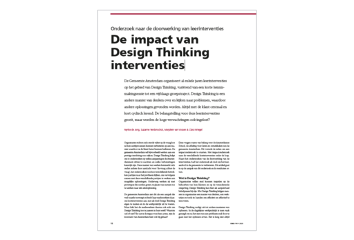 impact Design Thinking interventies 111917940724